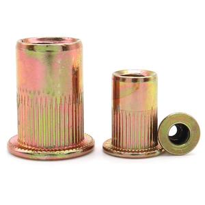 Écrou à rivet à tête <span class=keywords><strong>plate</strong></span> standard GB zingué jaune M3 M4 M5 et écrou à rivet tirant rivet à tête ronde haute résistance - Product Image 5
