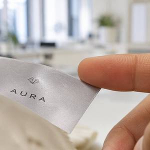 Etichette Tessute Personalizzate di Lusso in Poliestere con Filo Dorato, Campionatura Rapida in 7 Giorni, Basso MOQ, Targhette Personalizzate per Designer di <span class=keywords><strong>Moda</strong></span> - Product Image 5