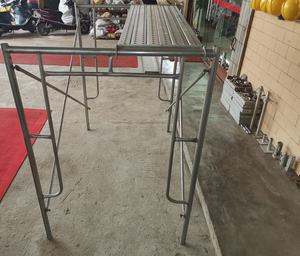 Système de cadres en V 5x5 pieds pour échafaudage industriel en acier, galvanisé à chaud, haute résistance, résistant à la corrosion, charge de 250 kg - Product Image 3