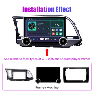 11.8 "Kim Cương núm kép 2K QLED màn hình 2 DIN Android đài phát thanh xe cho Hyundai Elantra 2016 2017 2018 Stereo Android Auto Carplay - Product Image 4