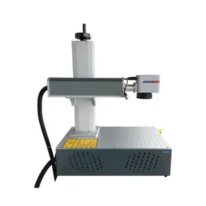 Desktop 20W 30W 50W Fiber Laser Marking Machine For Ring Pen Spanner Gasket Jewelry