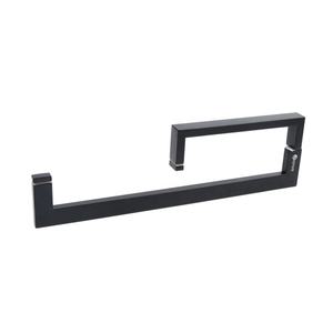 Quincaillerie de douche en verre trempé Poignée de porte carrée en forme de L - Product Image 6