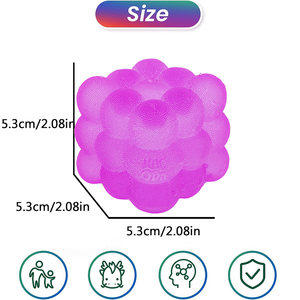 Novelty <b>Stress</b> <b>Balls</b> Maltose Glitter <b>Adult</b> <b>Stress</b> Relief <b>Balls</b> Cute Sensory Fidget <b>Funny</b> Soft Squeeze <b>Ball</b> - Product Image 2