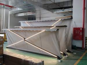 Auvent rétractable <span class=keywords><strong>manuel</strong></span> motorisé avec tissu en polyester 100% imperméable, café, restaurant - Product Image 4