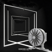 Applique murale LED en aluminium moulé sous pression, étanche IP65, 10 °   Projecteur d'accentuation à faisceau précis double tension pour projets commerciaux extérieurs