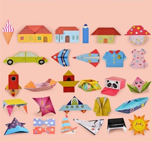 <span class=keywords><strong>Libro</strong></span> de colorear de <span class=keywords><strong>origami</strong></span> para niños, juguete de corte de papel 3d hecho a mano para estudiantes - Product Image 5