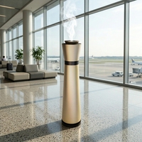 Diffuseur d'arômes intelligent WiFi Golden Hotel, diffuseur de parfum de luxe, machine à parfum d'ambiance puissante avec ventilateur, diffuseur de parfum 1L avec lumière