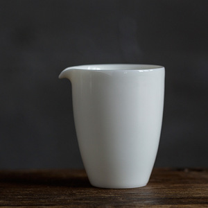 Dehua White Porcelain Fairness Cup Cylinder Shape Heat Resisting For Kung Fu <b>Tea</b> <b>Set</b> Afternoon <b>Tea</b> Use - Product Image 2