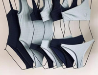 Lavinia vente en gros cintres en bois maillots de bain cintres sous-vêtements soutien-gorge présentoir cintre maillots de bain