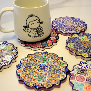 Posavasos de Cerámica con <span class=keywords><strong>Mosaico</strong></span> Español Moderno y Ecológico, Venta al por Mayor, Impresión UV, para Sublimación - Product Image 2