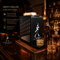 Refroidisseur de boissons Cold Shot pour whisky, vodka, tequila, équipement de refroidissement commercial à compresseur