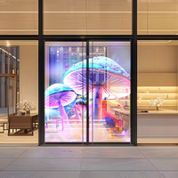 Écran d'affichage holographique LED transparent haute définition P6.25mm, un écran d'affichage LED flexible et facile à installer