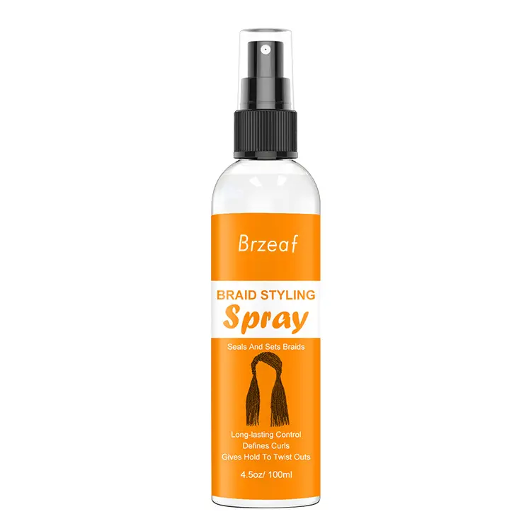 Brzeaf Hair Styling Spray treccia Styling Spray per estensione dei capelli e capelli umani
