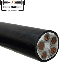 <span class=keywords><strong>Cable</strong></span> EES 0.6/1KV VV NYY de Cuatro Núcleos con <span class=keywords><strong>Neutro</strong></span>, <span class=keywords><strong>Cable</strong></span> de Alimentación de PVC de Cobre de 4+1 Núcleos, Cables de Baja Tensión 4x25+16-4x500+240MM2 - Product Image 3