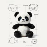 Maßgefertigte Plüschtiere Stofftiere Kissen Puppen Herstellerkollektion Hergestellt aus Baumwolle Nylon Flanell Gefüllt mit PP-Baumwolle