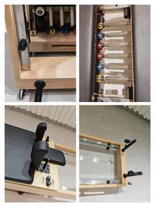Nuevo <span class=keywords><strong>Reformer</strong></span> de <span class=keywords><strong>Pilates</strong></span> Plegable 2026, Equipo Plegable de Madera de Arce y Haya, Máquina de Fitness para Gimnasio, Reformers de <span class=keywords><strong>Pilates</strong></span> Plegables - Product Image 3