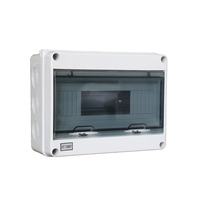 Boîtier de jonction électrique extérieur étanche IP65 en ABS avec panneau de commutation MCB RCBO RCCB, équipement de distribution d'énergie résistant aux intempéries