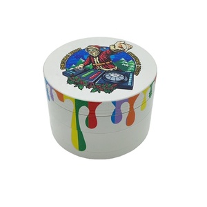 Molinillos de hierbas de aleación de Zinc con estampado UV para fumar fábrica al por mayor nuevos y convenientes para almacenamiento de tabaco accesorios en caja - Product Image 5