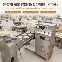 Machine automatique commerciale pour la fabrication de feuilles de rouleaux de printemps, de tortillas rondes fines et de pâtisseries pour rouleaux aux œufs, 4, 6, 8 pouces
