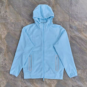 Felpa con Cappuccio Sportiva Americana Classica in Cotone Pesante Personalizzata con Ricamo <span class=keywords><strong>per</strong></span> Uomo Autunno Inverno - Product Image 4