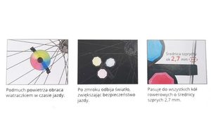 Vente chaude pologne vélo junior rotatif <span class=keywords><strong>moulin</strong></span> à <span class=keywords><strong>vent</strong></span> réflecteur boucle en <span class=keywords><strong>plastique</strong></span> <span class=keywords><strong>feuille</strong></span> réfléchissante - Product Image 5