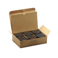 Nouvel ensemble d'échantillons de bougies parfumées miniatures pour aromathérapie, bougies cylindriques en cire de soja faites à la main, sans fumée, haut de gamme, pour la maison