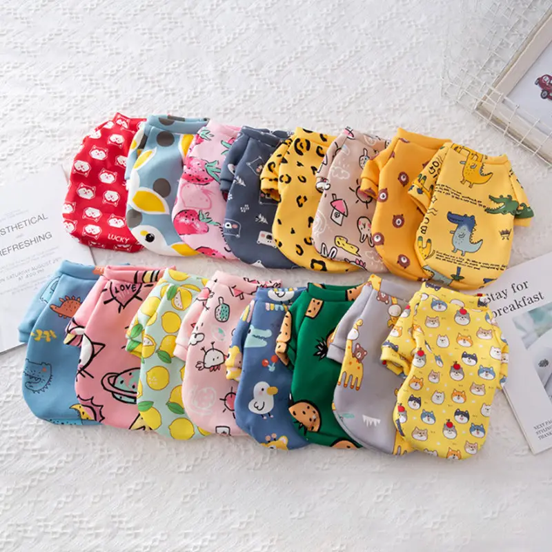 Pet Accessories Cute Carton Animal Dog Clothes for Small Dog Puppy Luxury Costume for French Bulldog Poodie