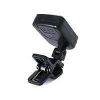 OEM Custom Rechargeable Clip-On Guitar Tuner Clear LCD Display Quick Accurate Tuning for Bass Ukulele Violin-Plastic Material