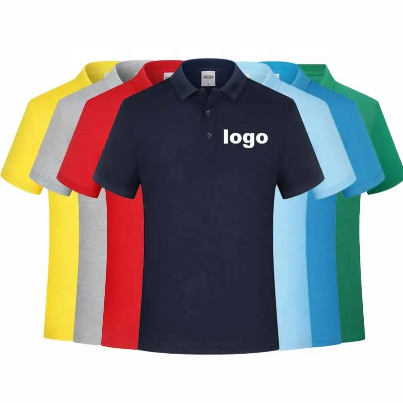 Polo deportivo de golf de secado rápido de alta calidad con logotipo personalizado, Polo escolar de algodón liso y poliéster, Polo transpirable a prueba de olores