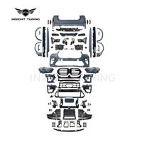 Kit de Carrocería Estilo X6M para BMW X6 G06 2020-2023, Actualización 2024 LCI F96, Parachoques, Faros Delanteros, Luces Traseras, Conversión de Plástico PP