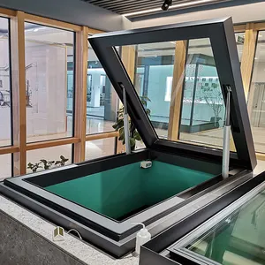 Fenêtre de toit électrique à ouverture automatique pour ventilation et éclairage <span class=keywords><strong>d</strong></span>'entrepôt, 50x70, à ouverture verticale, <span class=keywords><strong>angle</strong></span> <span class=keywords><strong>d</strong></span>'ouverture 70 degrés - Product Image 1