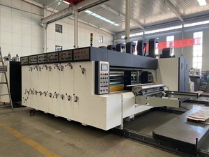 Hoàn toàn tự động sóng giấy carton hộp flexo in khía và quay chết máy cắt máy đóng gói - Product Image 5