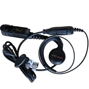 Grosir Headset mikrofon mlpmln5727 untuk Motorola walkie talkie XPR3500 XPR3300e dengan dua arah radio Earpiece PTT