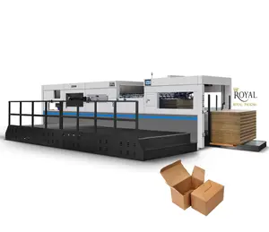High Quality Automatic Feeding Flatbed Die Cutting Machine With Waste Stripping Die Cutter For Corrugated Board