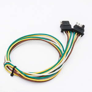 Câble d'extension de feux de <span class=keywords><strong>remorque</strong></span> à 4 broches SAE, kit de faisceau de câblage de <span class=keywords><strong>remorque</strong></span> étanche en ABS - Product Image 4