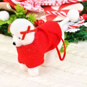 Décorations de Noël en feutre de laine pour enfants, en forme d'animaux, à suspendre, accessoires pour sapin et cadeaux, vente en gros - Product Image 4