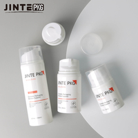 Emballages cosmétiques en plastique pour soins de la peau, 30 ml-150 ml, flacons à pompe sans air en PP blanc pour lotion