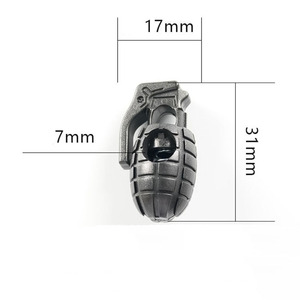 Wholesale Backpack Garment Accessories Plastic Grenade Shape Paracord <strong>Cord</strong> <strong>Lock</strong> <strong>Toggle</strong> <strong>Stopper</strong> - Product Image 4