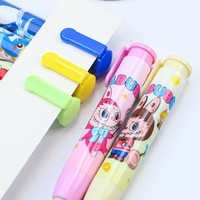 Gomme créative Soododo en forme de stylo, motif dinosaure de dessin animé, gomme à pression pour la rentrée scolaire