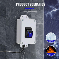 Boîtier électrique extérieur personnalisé Szomk, montage mural, en plastique PPB, pour appareils électriques et électroniques, indice de protection IP66, étanche