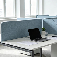 Écran de bureau TAcoustic |   Diviseur de bureau en PET pour la réduction du bruit et l'intimité