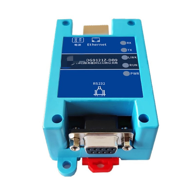 RS232 Serial port 9 pin to Ethernet server iot communication development board TCP/UDP protocol