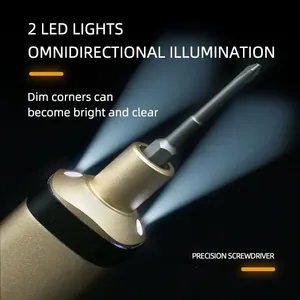 Set di cacciavite elettrico 58 in 1 strumenti di precisione ricaricabile Mini piccolo <span class=keywords><strong>Kit</strong></span> <span class=keywords><strong>per</strong></span> Xiaomi orologio cellulare strumento di riparazione - Product Image 4