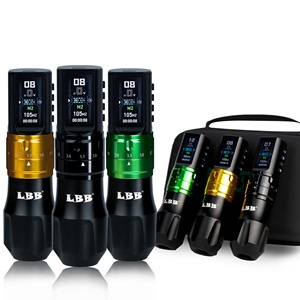 Máquina de Tatuar Inalámbrica <span class=keywords><strong>LBB</strong></span> S30 MAX con Pantalla a Color, Función de Memoria de Voltaje, Modo Dotwork, Carrera Ajustable - Product Image 6
