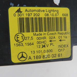 Faro Anteriore Destro Usato Mercedes Classe A Mk2 W169 2004-2012 (53709) - Product Image 4