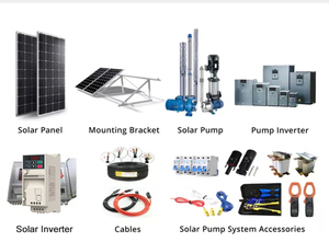Solare sistema di pompaggio 3 hp ac dc sommergibile pompa ad acqua solare per l'agricoltura 2.2kw hybrid pozzo profondo solare prezzo alla pompa in Cambogia - Product Image 3