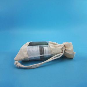 Fashion Customized Cotton Muslin Bag With Organza Window Cosmetic Bags - Product Image 6