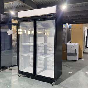 Enfriador de Bebidas <span class=keywords><strong>Vertical</strong></span> con Puerta de Vidrio Personalizable, Refrigerador con Enfriamiento por Aire, Control Digital, Eficiencia Energética de 5 Estrellas - Product Image 3