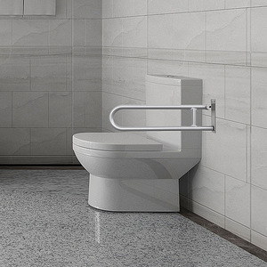 Foxconn Bathroom Grab Bar White <b>Iron</b> 300kg Load Bearing For Bathtub And Bathroom Safety Support - Product Image 2