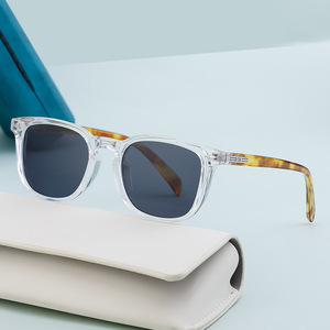 Lunettes de soleil rétro à monture carrée pour hommes, protection UV400, monture en PC, pare-soleil de classe 2, mode extérieure, voyage - Product Image 4